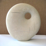 Alexa, carved from Ancaster stone